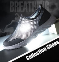 Zapatos informales de malla de aire para hombre, zapatillas ligeras transpirables sin cordones, mocasines cómodos, moda de verano - details 3