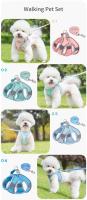 Arnés reflectante para perro y gato, conjunto de cuerda para el pecho, transpirable, ajustable, para perros pequeños y medianos - details 13