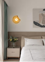 LEFANGXING Lámpara de Pared OVNI de Vidrio Irregular Diseñada Moderna 25CM Decoración de Dormitorio Ronda para Entrada de Pared - details 2