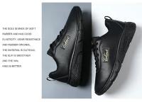Zapatos informales de primavera para hombre, zapatos deportivos para exteriores, calzado para correr para hombre, suela gruesa con cordones, zapatos masculinos salientes, zapatillas de deporte de nueva edición 2024 - details 2