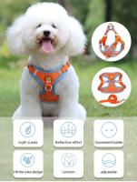 Conjunto de arnés y correa reflectante para perro y gato, chaleco ajustable para caminar al aire libre, perros pequeños y medianos - details 0