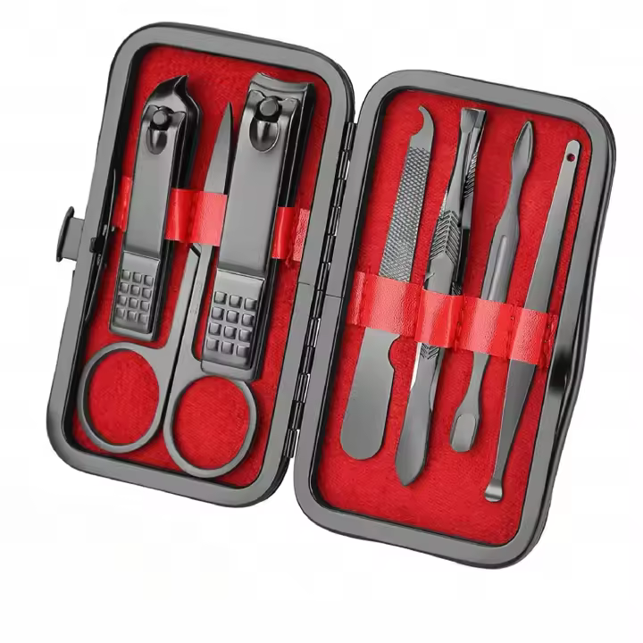 Juego de manicura profesional para hombre, Kit de cortaúñas, accesorios de cuidado Personal - 1