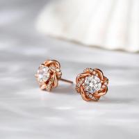 Pendientes de Moissanita de Plata Esterlina 925 Diseño de Nudo de Amor de 2 Quilates - details 8