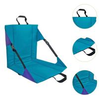 Folding Cushion Seat Comfortable Portable Folding Beach Chair for Bleacher Outing Sports Events Music Festivals Fishing Camping