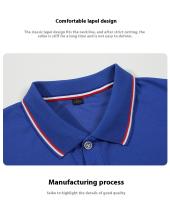 Clásico de los hombres Polo Casual de negocios de gran tamaño Polo de verano Tops de manga corta Camiseta - details 4