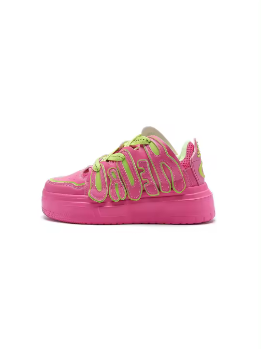 Zapatillas de Moda para Mujer al Aire Libre Four Seasons Multicolor, Doble Cordón, Cuero de Imitación, Plantillas de Cuero - 1