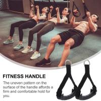 PVC PP ejercicio H duradero Fitness gimnasio equipo accesorios cuerda de estiramiento B negro deportes entrenamiento de fuerza entrenamiento - details 3