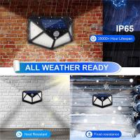 Pack De 12 Luces Solares Exteriores 100LED Con Sensor De Movimiento Iluminación De 270° Para Jardín Patio Seguridad Brillante - details 4