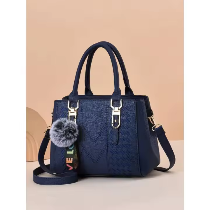 Bolso cruzado bordado de gran capacidad para mujer, bolso informal para uso diario, mochila de lujo de alta gama - 1