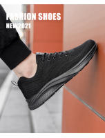 Zapatillas de moda para hombre Zapatillas de malla transpirables Zapatos para correr huecos para hombre - details 13