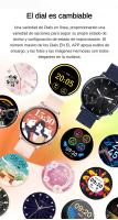 Reloj Inteligente Hombres Mujeres, Smartwatch con Llamadas Bluetooth, Notificaciones, Esferas Personalizables, Monitoreo de Frecuencia Cardíaca en Tiempo Real y Sueño, 100+ Modos Deportivos, Control de Música, Compatible con Android/iOS - details 8