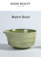 Juego de té Matcha japonés de cerámica de bambú, 5 uds., calidad alimentaria con boquilla, cuenco para mezclar, agitador japonés reutilizable seguro - details 9