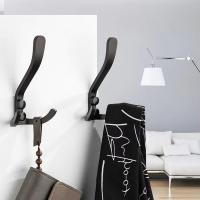 Gancho para bata negro, dorado y plateado, resistente al agua, a prueba de herrumbre, soporte fuerte, perchero para ahorrar espacio, accesorios de baño - details 1