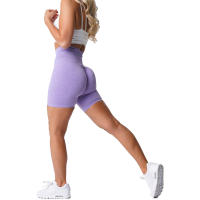 Pantalones Cortos de Fitness para Mujer NVGTN Scrunch Sin Costuras de Spandex Elásticos Transpirables con Efecto Levantador de Cintura para Deportes de Ocio y Correr - details 11