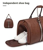 Cuero de la PU con las ruedas, bolso impermeable del equipaje de los hombres del traje del negocio, bolso del viaje - details 8
