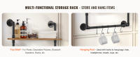 SucceBuy Estante para tuberías industriales, montaje en pared, almacenamiento, cocina, dormitorio, baño, sala de estar - details 3