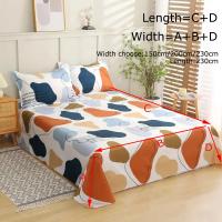 Sábanas de flores rotas para cama, colcha sencilla en la cama de talla grande, sábanas dobles Queen King con fundas de almohada, 3 uds. - details 0