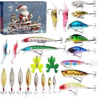 Calendario de aviso de pesca, cuenta regresiva navideña, juego de 24 días, 2024 - details 1