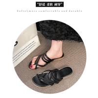 Sandalias de Mujer Verano 2025 Punta Redonda Moderna - Tejido Artesanal con Doble Estilo Playa y Ciudad - Zapatos Deportivo Elegante de Moda para Vacaciones (Estilo Havaianas) - details 0