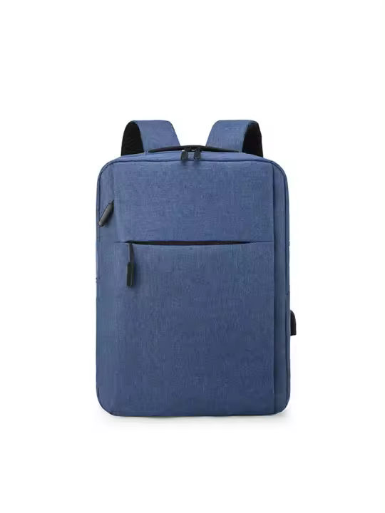 Mochila para ordenador portátil de 15,6 pulgadas Mochila de viaje de nailon impermeable con carga USB Bolsa escolar para hombre - 1