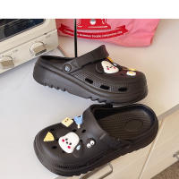 Agujero zapatos de las mujeres usan nuevas zapatillas de sala de operaciones de enfermera antideslizantes de suela gruesa que aumentan en verano - details 20