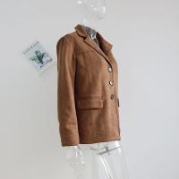 Chaqueta de cuero de manga larga con cuello atado, temperamento de moda, estilo de viaje, otoño e invierno, 2024 - details 20