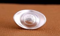 S999, adorno de pie sólido puro, seguro y auspicioso, regalo de lingote de plata de inversión para colección de Año Nuevo Chino, venta especial - details 1