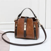 Cuero PU de alta calidad para mujer, bolso bandolera de un solo hombro con asa superior, estilo vintage sae - details 11