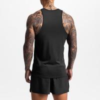 Camiseta sin mangas de secado rápido para hombre, ropa interior transpirable y ligera para hacer ejercicio, Fitness y musculación, novedad - details 2