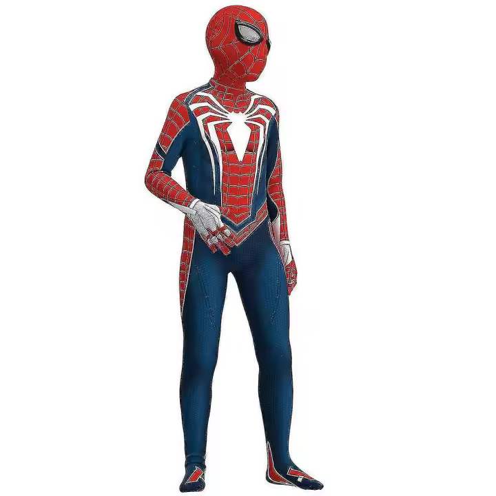 Traje avanzado de Spiderman, disfraz de Cosplay, mono de fiesta, ropa ajustada para niños - 1