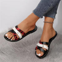Tallas grandes 43 Zapatos de mujer de verano, nuevo estilo fresco, sandalias planas y huecas para damas, sandalias de una palabra para exteriores - details 2