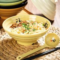 Vajilla, cuenco de melamina Ramen de cerámica de imitación, cuenco de fideos anticaída de estilo japonés, tazón de sopa de gran capacidad para restaurantes - details 7