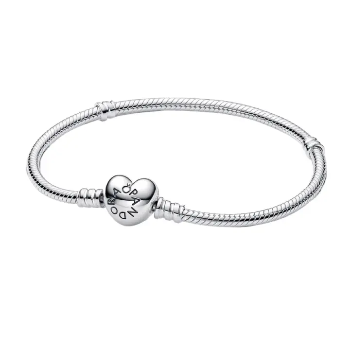 Pulsera Pandora Plata Moments, para Mujer, Caja de regalo original, ideal para regalar - 1