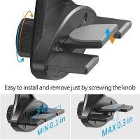 Tableta universal con ranura para coche, reproductor de CD 5,5-12,9 tabletas, soporte para teléfono para teléfonos inteligentes de 3,5-7 pulgadas - details 1