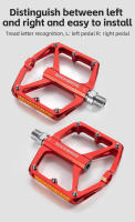 ROCKBROS-par de pedales reflectantes para bicicleta, accesorio de aleación de aluminio, antideslizantes, para montaña y carretera - details 11