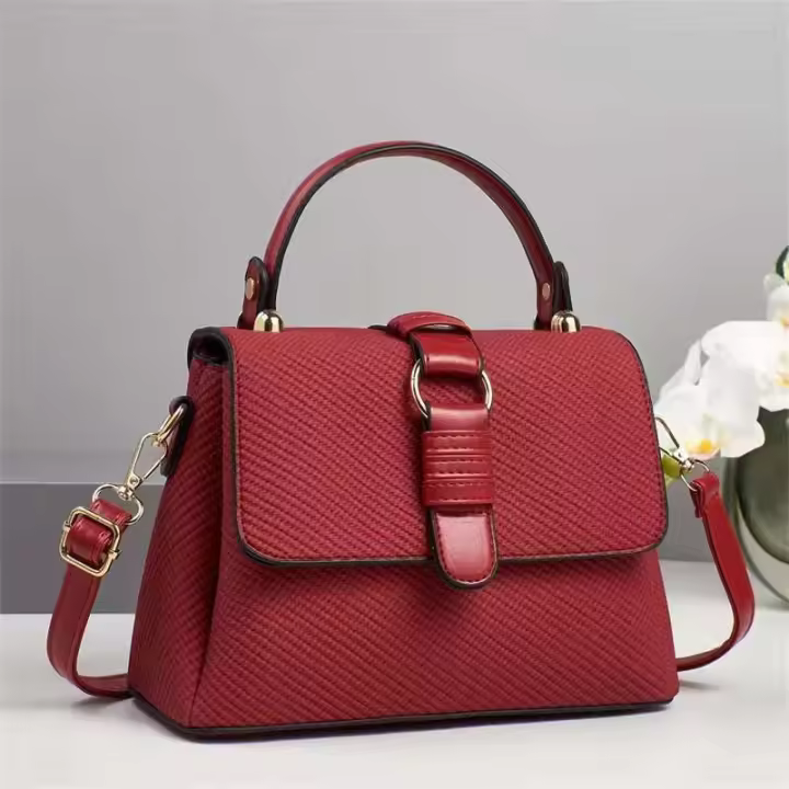 Bolso de mujer multifuncional de gran capacidad, color sólido, a la moda, estilo coreano, 2025 - 1