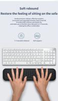 Almohadilla de Protección para Pulsera y Teclado Textura de Masaje Almohadilla de Escritorio para Juegos y Oficina Algodón de Memoria - details 7