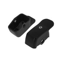 2 tapas de extensión de señal de giro para motocicleta, cubierta extendida de botón de interruptor para Harley Sportster Dyna Fat Bob FXDF Softail, color negro/cromo - details 11