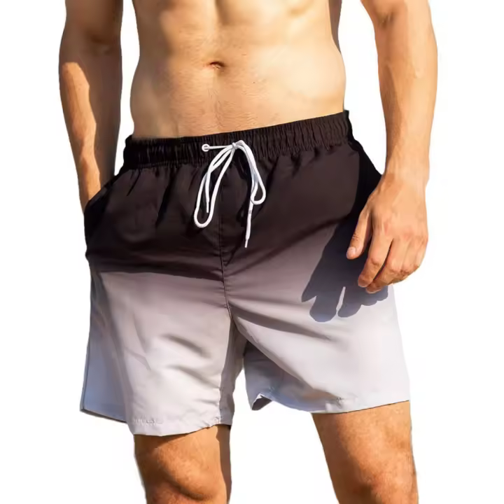 Bañador Hombre de Secado Rápido Impermeable Bañadores Largo, Traje de Baño para Natación Piscina Pantalones Cortos, Verano Shorts Hombre de Playa Arena Deportes - 1