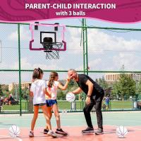 Mini Canasta de Baloncesto para Niños Tableros de Baloncesto con 3 Pelotas, Bomba, Iluminación, Puntuación Automática - details 41