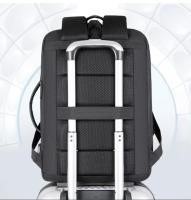 Mochila expandible para portátil para hombre, bolsa impermeable negra para Notebook, 16 pulgadas, 17 pulgadas, mochila - details 14