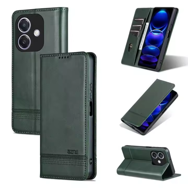 PU Flip para OPPO A3, A3X, A40, Funda protectora magnética de cuero a prueba de golpes - 1