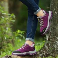 2020 nueva llegada calidad suela gruesa protege tus pies zapatos de senderismo de moda Neutral para mujer al aire libre - details 27