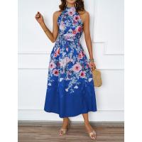 2025 Verano Europa Y Los Estados Unidos Las Mujeres Nueva Moda Cuello De Impresión De La Cintura Delgado Vestido Femenino - details 20