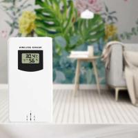 Higrómetro digital con sensor inalámbrico, termómetro electrónico para Estación Meteorológica Fanju, 433,92 MHz - details 3