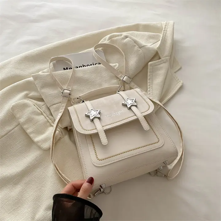 Personalidad, mochila, nuevo estilo, retro, un solo hombro, mochila, bandolera, diseño, moda urbana, PU - 1