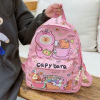 Mochila bonita de capibara de gran capacidad, mochila escolar ultraligera transpirable para estudiantes, bolsa de libros de dibujos animados de nailon - details 42