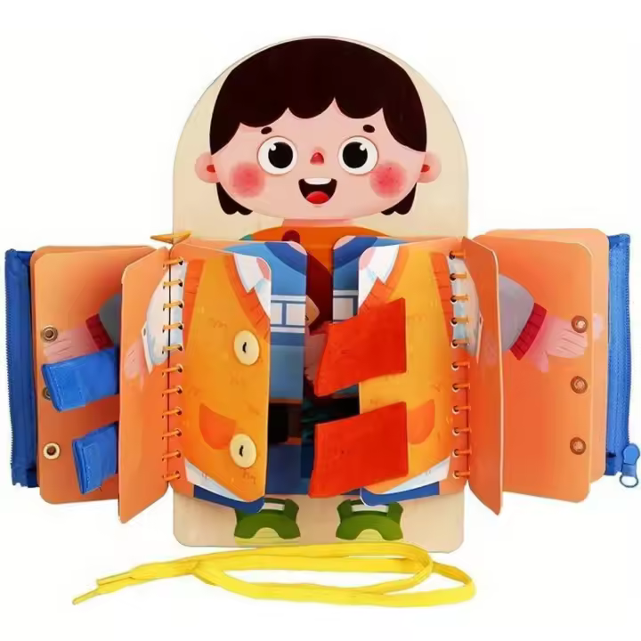 Libro de Actividades Montessori de 1 y 2 años, Tablero Montessori de Aprendizaje Educativo, Juguetes Montessori - 1