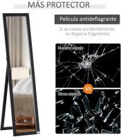 Espejo de Pie Completo Espejo de Pared Rectangular Moderno para Pasillo, Dormitorio, Sala de Estar - details 5