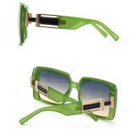 Toyear-gafas de sol cuadradas de diseñador de marca de lujo para mujer y hombre, gafas de sol Vintage con montura grande, gafas de viaje para conducir, tonos ins, UV400 - details 18